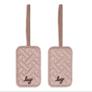 NWT Lug Baggage Claim Luggage Tag set of 2 Sand Taupe